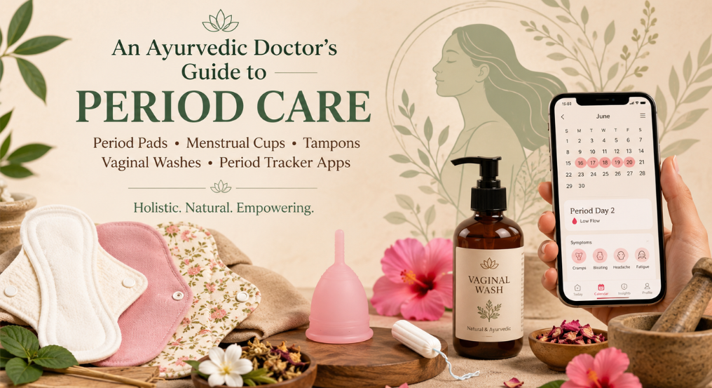 An Ayurvedic Doctor’s Guide to Period Care: Period Pads, Menstrual Cups, Tampons, Intimate Hygiene & Period-Tracker Apps